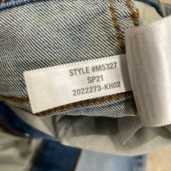 Madewell 10 in High Rise Skinny Jeans Exposed Button Fly M5327 Sz 25 - Picture 5 of 14